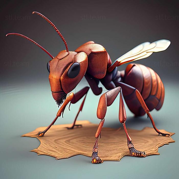 3D model Myrmecia inquilina (STL)